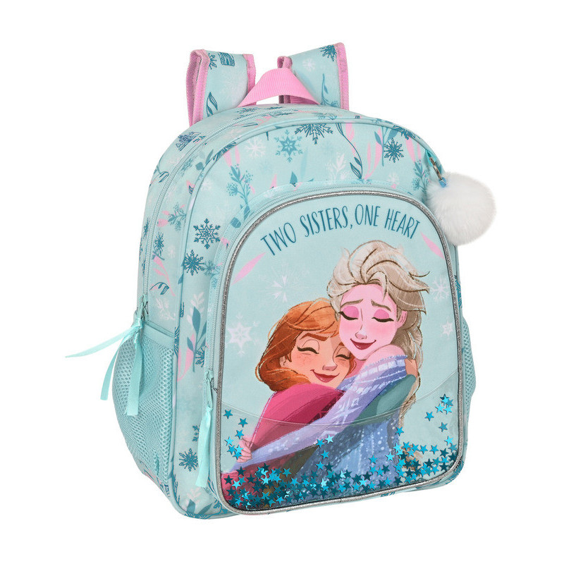 MOCHILA JUNIOR ADAPTABLE FROZEN II "ONE HEART" 612215640 38*32 SAFTA22