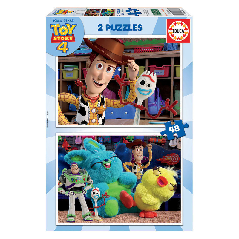 2 PUZZLES DE 48 PIEZAS TOY STORY "READY TO PLAY" SAFTA23 ENERO 18106