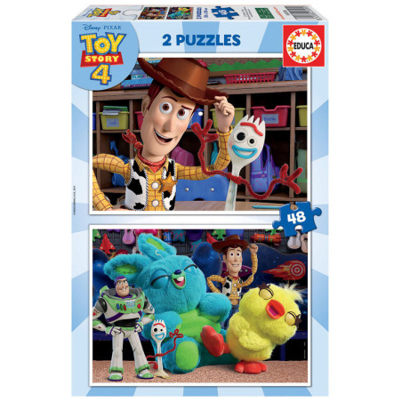 2 PUZZLES DE 48 PIEZAS TOY STORY "READY TO PLAY" SAFTA23 ENERO 18106