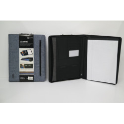 CARPETA CONGRESO CARCHIVO FL CREMALLERA TELA VENTURE AZUL 242109 ^