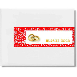 LIBRO BODA EDICROMO ALIANZAS NUESTRA BODA APAISADO 29060
