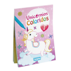 CUADERNO PINTACOLOR EUROPRICE UNICORNIOS COLORIDOS 2 MOD PI7523