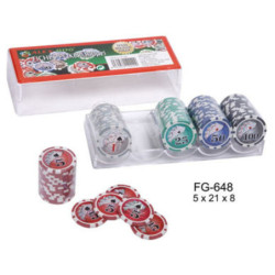 JUEGO ALEX BOG POKER FICHAS RECAMBIO FG-648 ^