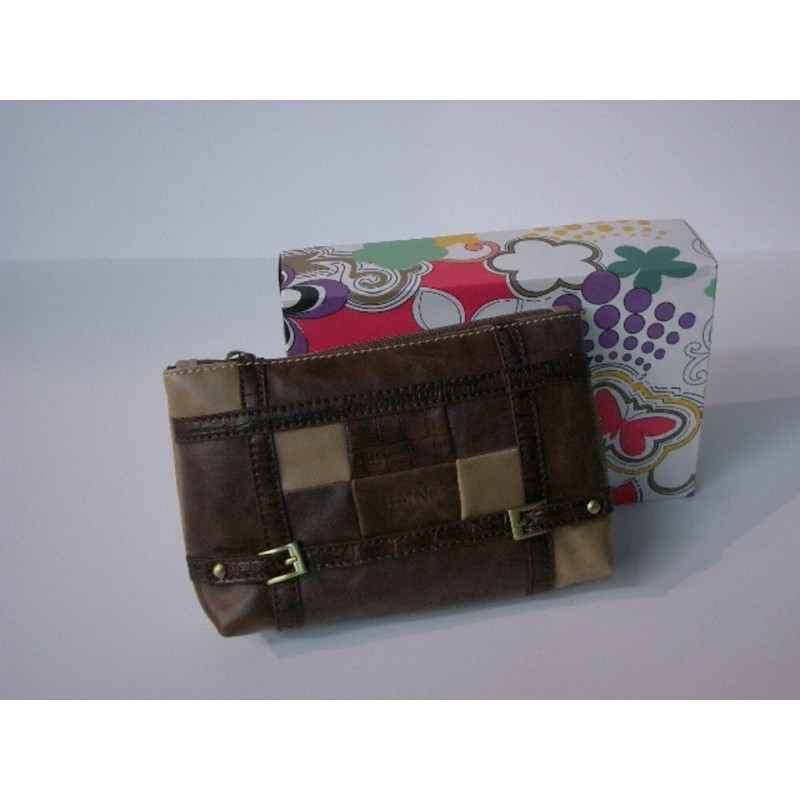 NECESER FERCHI HEBILLAS PVC SEÑORA MARRON 8939 ^