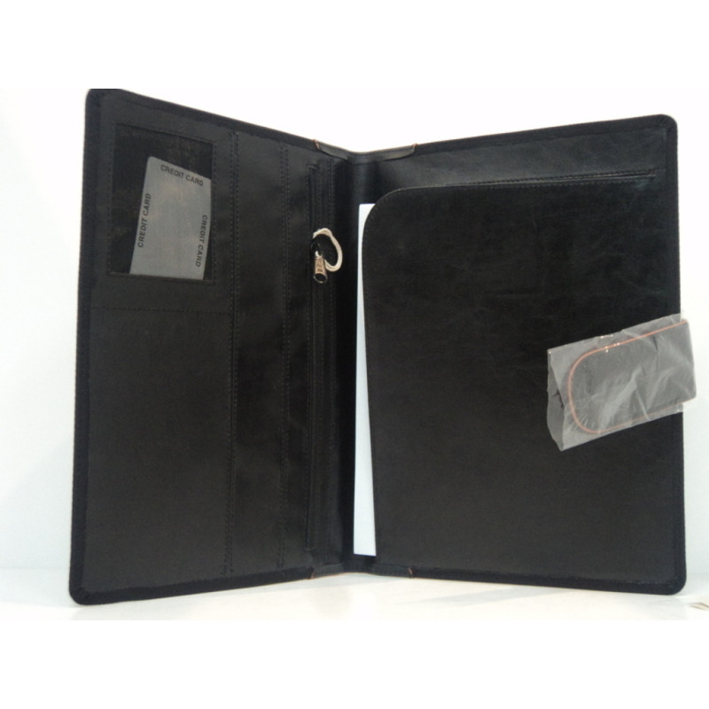 CARPETA CONGRESO MATTIES A-4 BROCHE LONA CAFE 32CM 3324