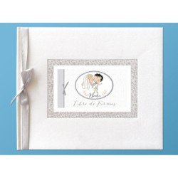 LIBRO BODA ARGUVAL MUSICA APAISADO C/LAZO 42349