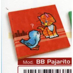 LIBRO BEBE BULMARK CARTONE BB PAJARITO ^