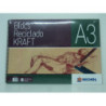BLOC PAPEL MCH RECICLADO KRAFT A-3 29,7*42 90G BLOC 60H REF.9601