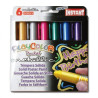 TEMPERA SOLIDA INSTANT PLAYCOLOR POCKET METALLIC  6 COLORES 10351