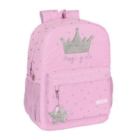 MOCHILA PARA PORTATIL 15,6'' MOOS "MAGIC GIRLS" 612218754 43*32 SAFTA22