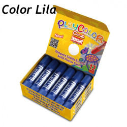 TEMPERA SOLIDA INSTANT PLAYCOLOR ONE   VIOLETA C/12U 10741