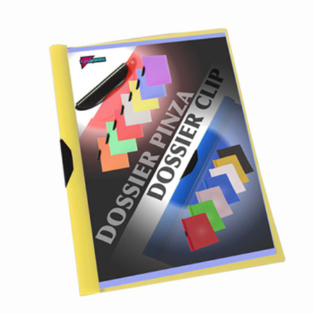 DOSSIER CLIP 30H PRYSE AMARILLO