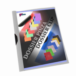 DOSSIER CLIP 30H PRYSE GRIS