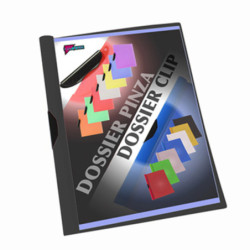 DOSSIER CLIP 30H PRYSE NEGRO 4300001 UNIDAD