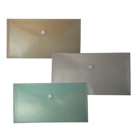 DOSSIER SOBRE RECIBO 3 DEL FL YES TRANSLUCIDO SURTIDO PTE 10U POESSA 310631