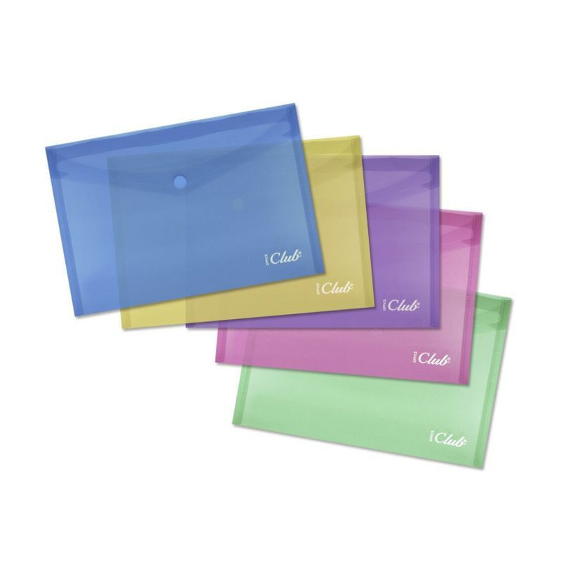 DOSSIER SOBRE A-5 CLUB TRANSLUCIDO SURTIDO PTE 10U POESSA 322881