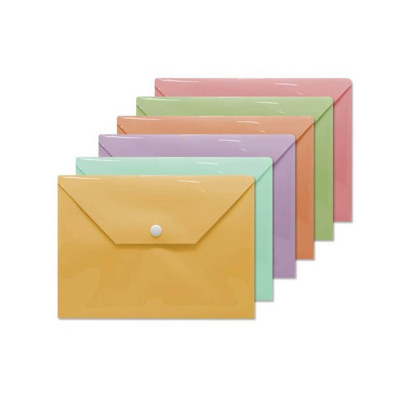 DOSSIER SOBRE A-5 BISMARK PASTEL COLORES SURTIDOS PTE 10U POESSA 326622