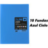 CARPETA ESCAPARATE FOLIO POLIPLAS LIKE PASTEL 10F AZUL CIELO 33 GRAFOPLAS 01430833