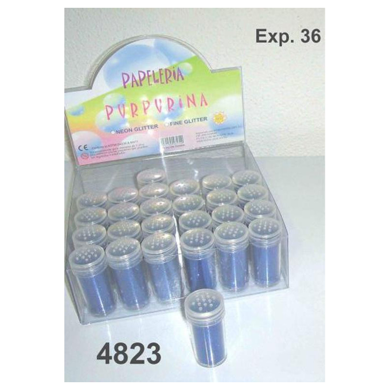 PURPURINA WG SUPERFINA METAL AZUL C/36U 48230