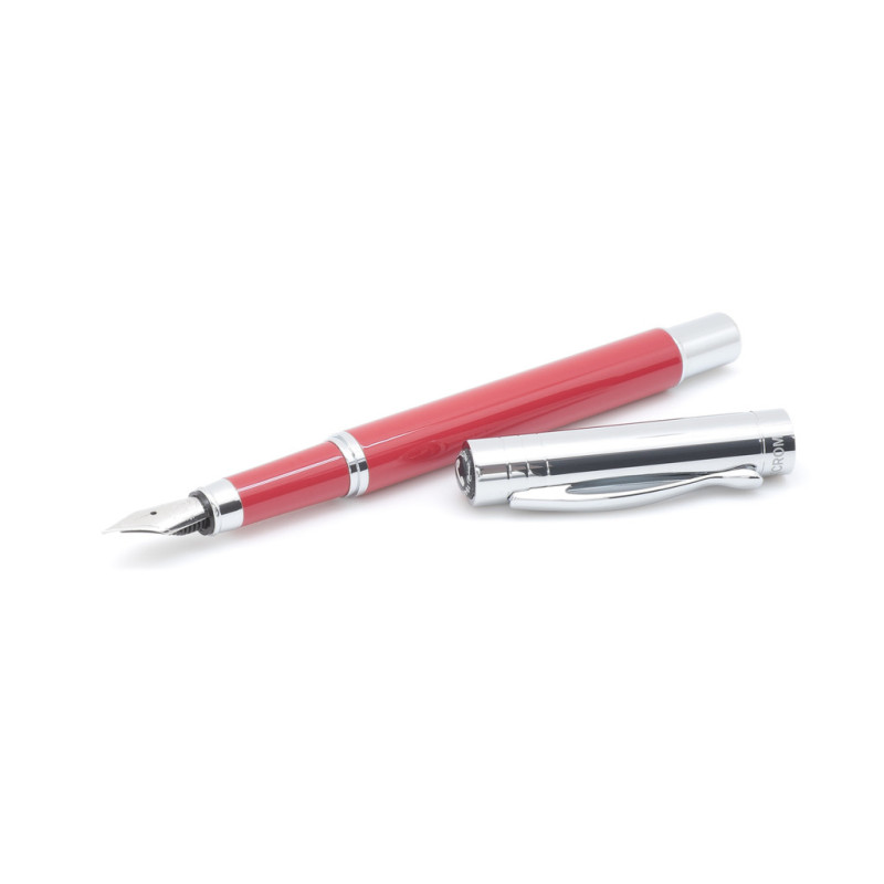 PLUMA INOXCROM VISTA ROJO C/ESTUCHE 10251008