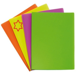 CARPETA ESCAPARATE FL POLIPLAS 10F TRANS FLUOR AMARILLO GRAFOPLAS ^