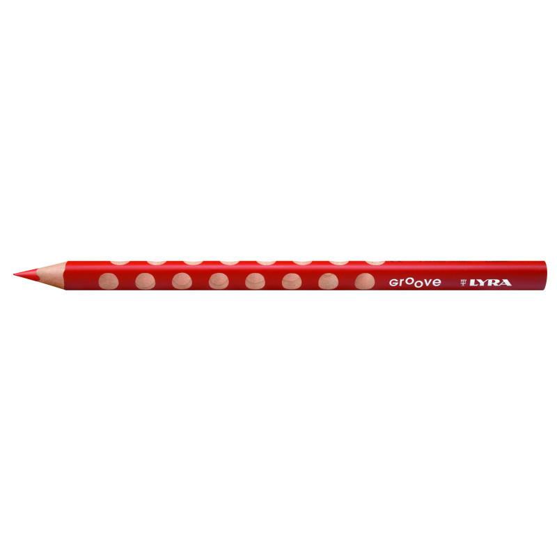 LAPICEROS COLOR LYRA GROOVE ROJO CJ.12UDS