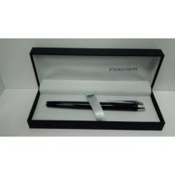 PLUMA INOXCROM PURE DIPLOMAT NEGRO BRILLANTE