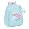 MOCHILA JUNIOR ADAPTABLE RECICLABLE GLOWLAB KIDS "NUBE" 612223640 38*32 SAFTA22