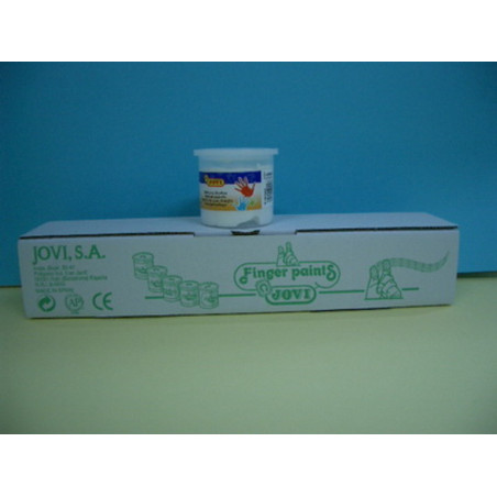 PINTURA DEDOS JOVI BLANCO 125 ML C/5U