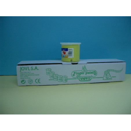 PINTURA DEDOS JOVI AMARILLO 125 ML C/5U