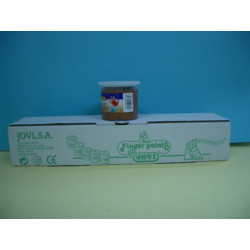 PINTURA DEDOS JOVI MARRON 125 ML C/5U