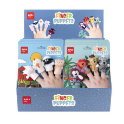 EXPOSITOR MARIONETAS PARA DEDOS FINGER PUPPET 12U 18735 APLI (1U)