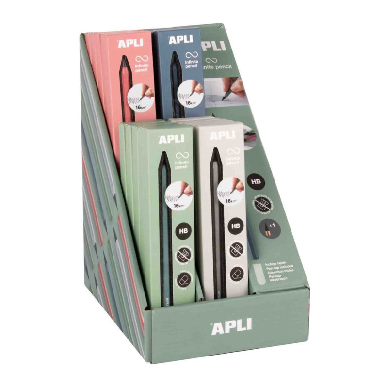 LAPIZ INFINITO APLI CON PUNTERA DE RECAMBIO 19690 UNIDAD 4 COLORES (EXP 20U)