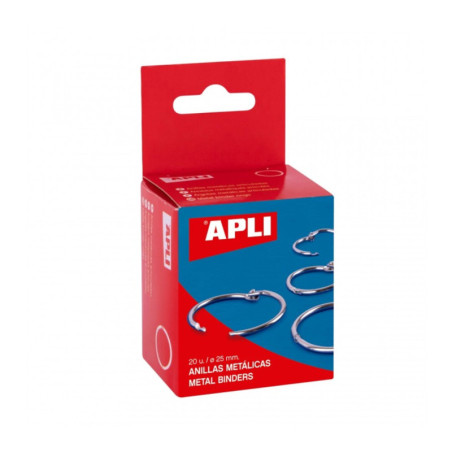 ANILLA APLI 25MM C/20U REF 452