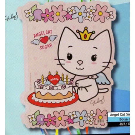 PIÑATA MEDIANA PERFIL HELLO ANGEL CAT 16000570 VERBETENA ^