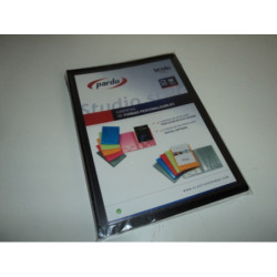 CARPETA ESCAPARATE FL PARDO 50F PERSONALIZABLE NEGRA ^