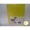 CARPETA ESCAPARATE FL MULTIPLAST 10F TRANSPARENTE AMARILLO 9005 DISPLAST