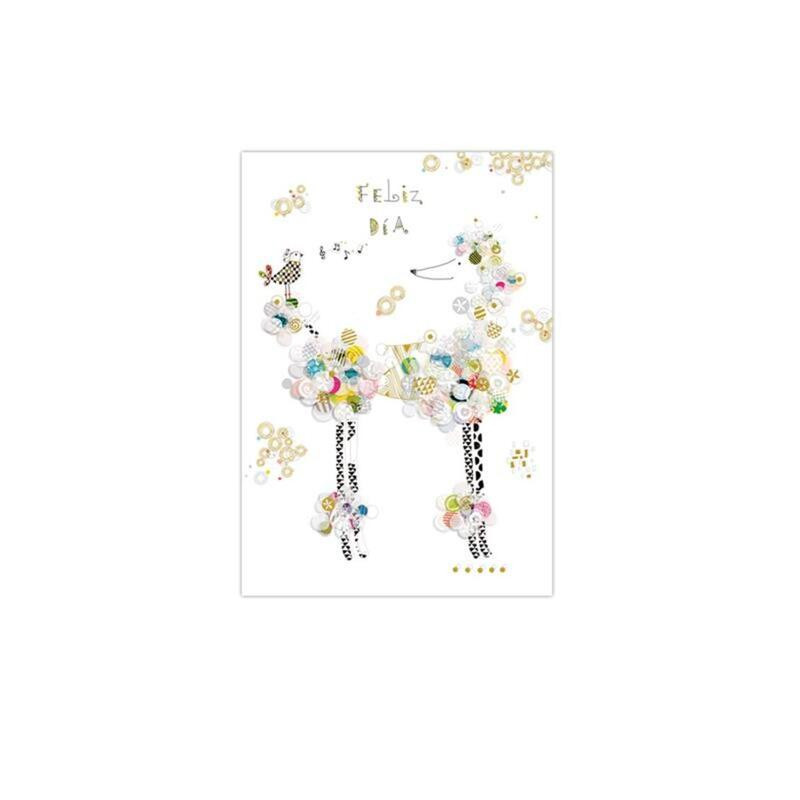 TARJETA FELICITACION ARGU TURNOWSKY FELIZ DIA PERRO 39832 UNIDAD