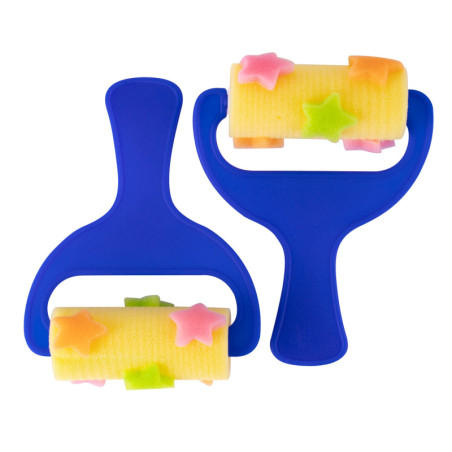 RODILLOS DE ESPONJA CON FORMAS - 2u. APLI
