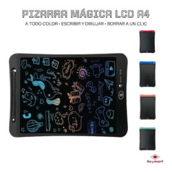 PIZARRA MAGICA LCD C/LAPIZ ALEX BOG LUMINOSA A-4 AB-0337 5 COLORES