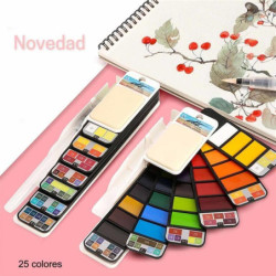 ACUARELA ALEX BOG ABANICO 25 COLORES PROFESSIONAL AB-0431