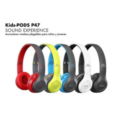 AURICULARES ALEX BOG BLUETOOTH DIADEMA KIDS 5 COLORES AB-047