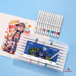 ESTUCHE MALETIN ACRILICOS PRIME PRICE 36 COLORES ALEX BOG AB-0692