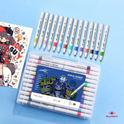 ESTUCHE MALETIN ACRILICOS PRIME PRICE 48 COLORES ALEX BOG AB-0693