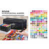 ROTULADOR DOBLE PUNTA PROFESIONAL MARKERS CAJA REGALO 160 COLORES SURTIDOS AB-1160 ALEX BOG