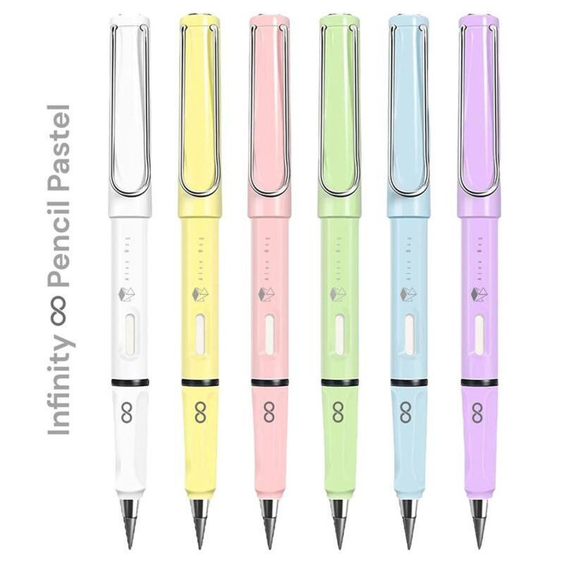 LAPIZ INFINITO C/CAPUCHA ALEX BOG 6 COLORES PASTEL SURTIDOS ESI-0546 (18)