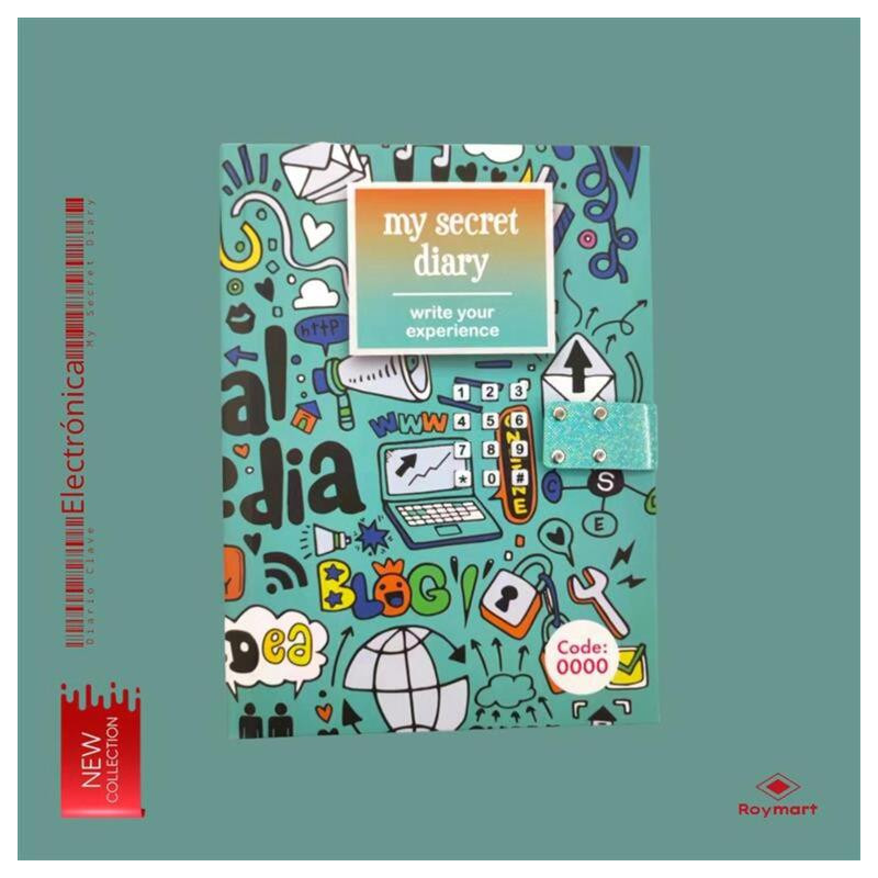 DIARIO CON CLAVE WRITE YOUR EXPERIENCE ALEX BOG JC-1009