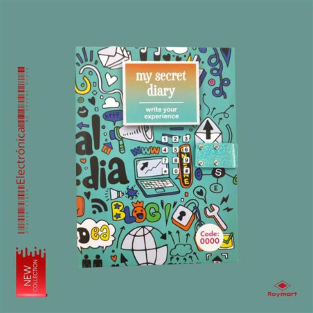 DIARIO CON CLAVE WRITE YOUR EXPERIENCE ALEX BOG JC-1009