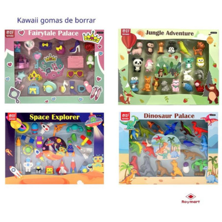 SET GOMA DE BORRAR ALEX BOG QIHAO SURTIDOS 4 MODELOS KG-8220