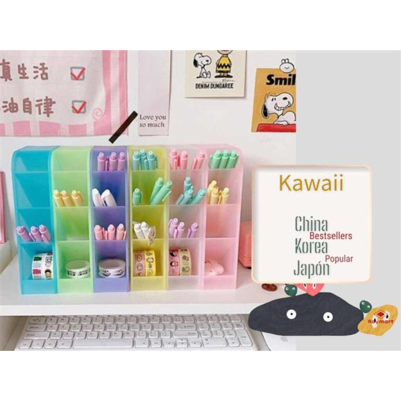 ORGANIZADOR VERTICAL 4 PISOS ESTRECHO 5 COLORES SURTIDOS KW-006 ALEX BOG